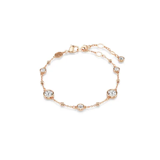 Swarovski® 'Imber' Dames Verguld Metaal Armband (sieraad) - Rosékleurig 5730677