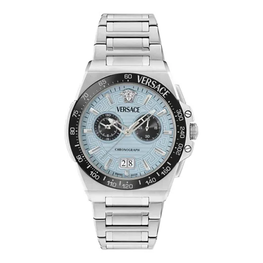 Versace Chronographe &#039;Greca Reaction&#039; Hommes Montre VE5N00226
