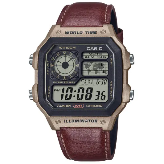 Casio® Digital 'Casio Collection' Herren Uhr AE-1200WHL-5AVEF
