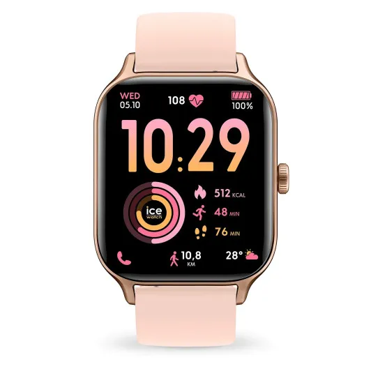 Ice Watch® Digital &#039;Ice Fit Rt 3.0 - Rose-gold - Nude - 1.75 - Gps&#039; Unisex&#039;s Watch 025278