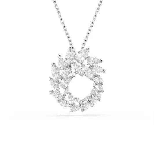 Swarovski &#039;Mesmera Glam&#039; Women&#039;s Base Metal Necklace - Silver 5759837