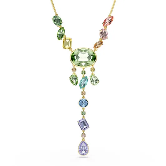 Swarovski® &#039;Gema&#039; Femmes Métal plaqué Collier - Or 5737451