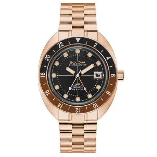 Bulova® Analog 'Oceanographer' Herren Uhr 97B215