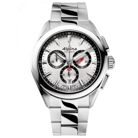 Alpina® Chronograph 'Alpiner' Herren Uhr AL-373SB4E6B