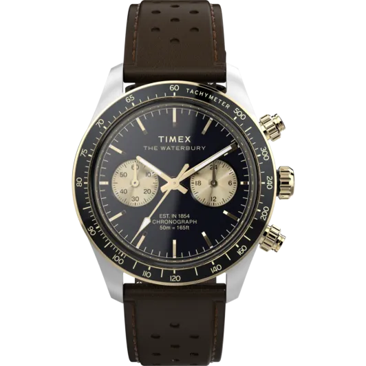 Timex® Chronograph 'Waterbury Heritage' Men's Watch TW2Y24100