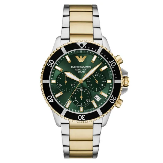 Emporio Armani® Chronograph 'World Explorer' Men's Watch AR11695