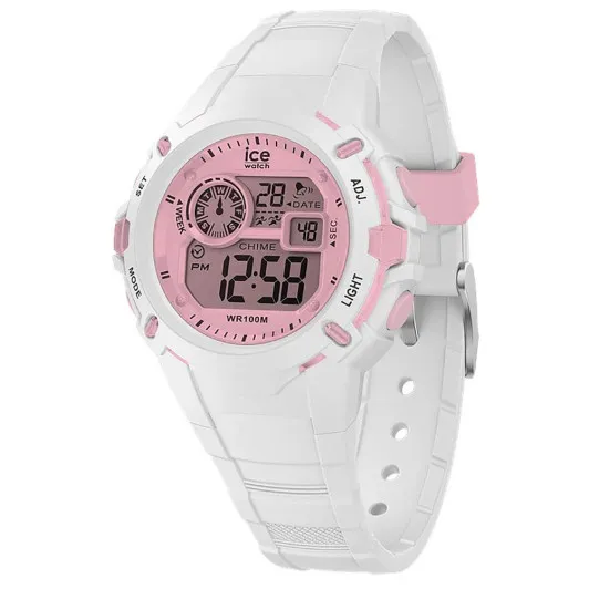 Ice Watch® Digital 'Ice Digit Explorer - White Pink' Damen Uhr (Small) 024001