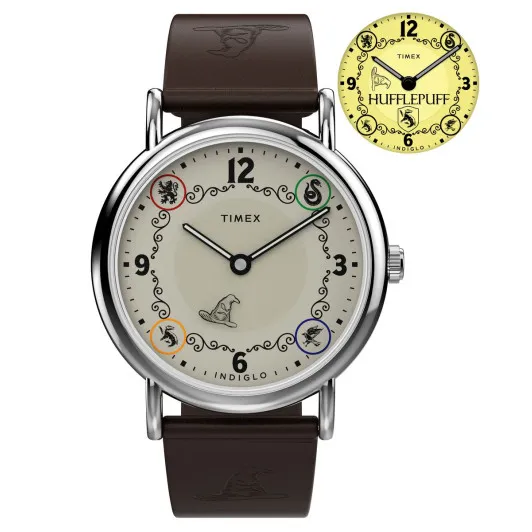 Timex® Analogue 'Harry Potter X Timex Weekender Hufflepuff House' Unisex's Watch TW2Y76600