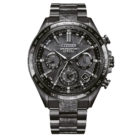 Citizen® Chronograaf 'Attesa satellite wave' Heren Horloge CC4067-66E