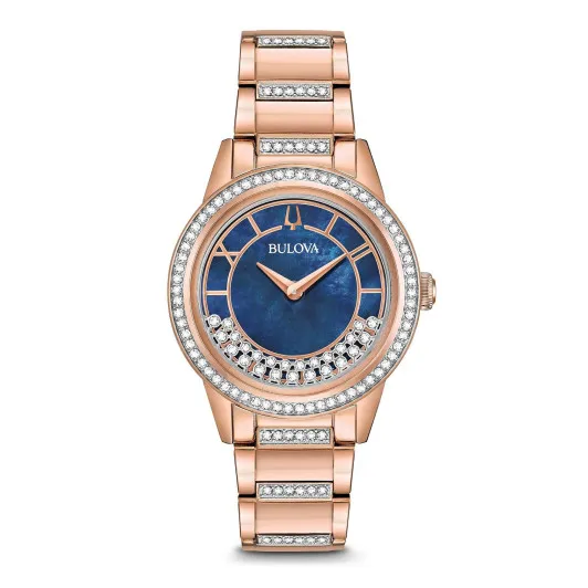 Bulova® Analoog 'Turnstyle' Dames Horloge 98L247