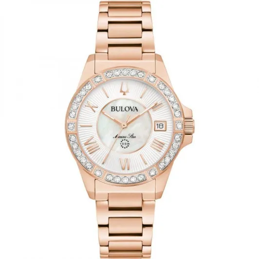 Bulova® Analog 'Marine Star' Damen Uhr 98R295