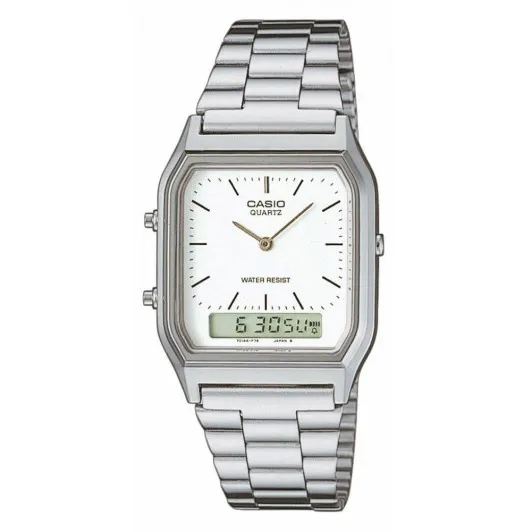 Casio® Analoog En Digitaal &#039;Casio collection&#039; Heren Horloge AQ-230A-7DMQYES