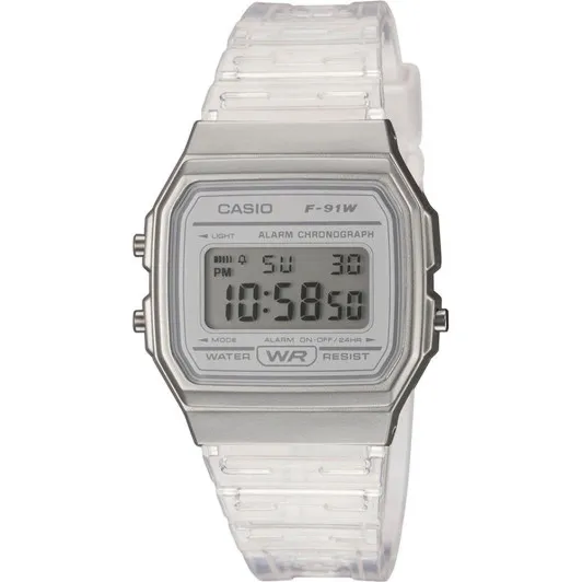 Casio® Digitaal &#039;Casio collection&#039; Unisex Horloge F-91WS-7EF