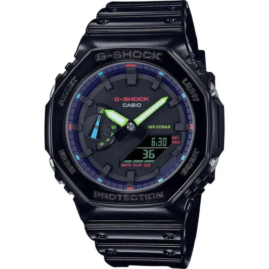 Casio® Analog Digital 'G-shock' Herren Uhr GA-2100RGB-1AER