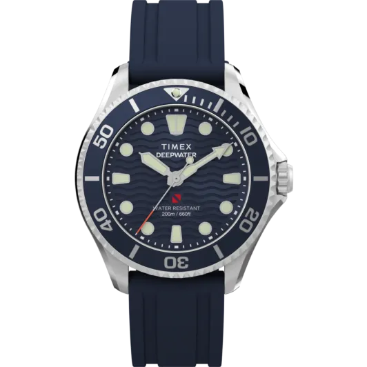 Timex® Analogue 'Deep Water Meridian' Unisex's Watch TW2Y40300