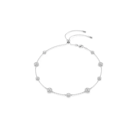 Swarovski® 'Una Angelic' Femmes Métall Collier - Argent 5732275
