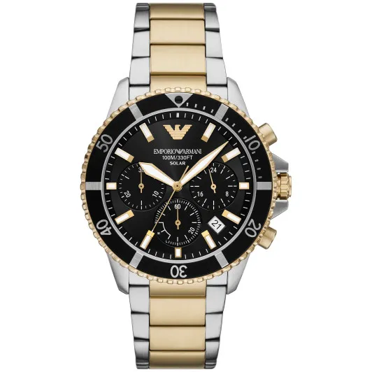 Emporio Armani® Chronograph 'World Explorer' Men's Watch AR11680