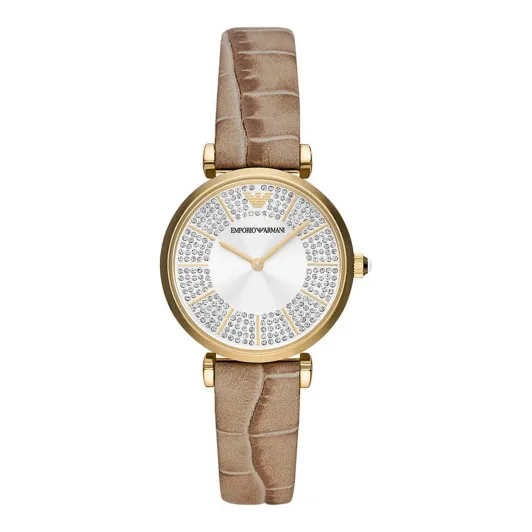 Emporio Armani® Analoog 'Gianni t-bar' Dames Horloge AR11518