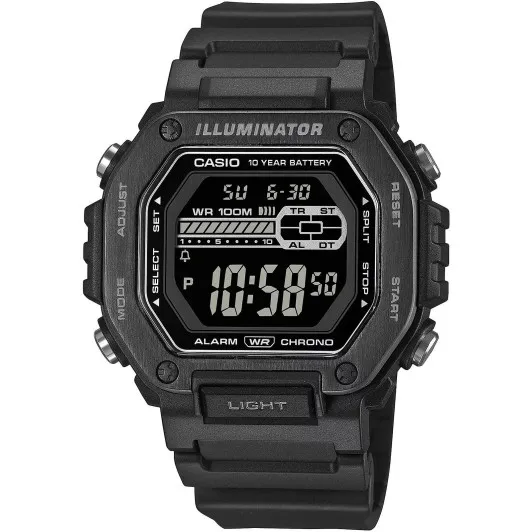 Casio® Digitaal 'Casio collection' Heren Horloge MWD-110HB-1BVEF