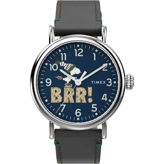 Timex® Analogue 'Peanuts Waterbury Standard' Men's Watch TW2V60700