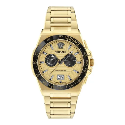 Versace Chronograph &#039;Greca Reaction&#039; Herren Uhr VE5N00626