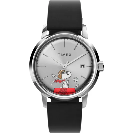 Timex® Analogue 'Marlin Automatic X Peanuts Snoopy Flying Ace' Men's Watch TW2W49600