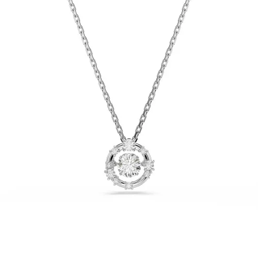 Swarovski® &#039;Constella bars&#039; Dames Metaal Collier - Zilverkleurig 5738247
