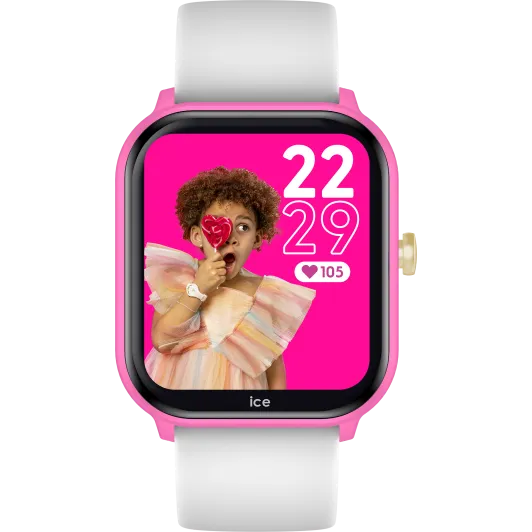 Ice Watch® Digital 'Ice Smart Junior 2.0 - Flashy Pink - White' Mädchen Uhr 022798