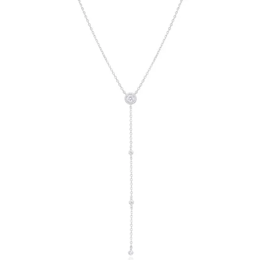 Gena.paris® 'The One' Women's Sterling Silver Necklace - Silver GC1597-W
