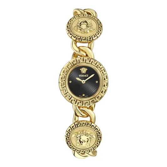 Versace® Analogue 'La Greca Stud Icon' Women's Watch VE0Q00525
