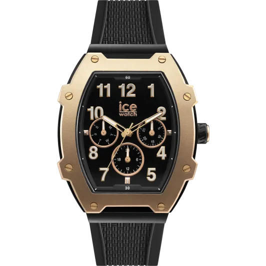 Ice Watch® Multi Dial 'Ice Boliday - Black Rose-gold' Unisex's Watch (Medium) 023315