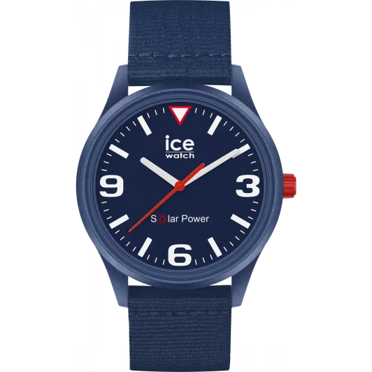 Ice Watch® Analogue 'Ice Solar Power - Blue Tide' Unisex's Watch (Medium) 020059