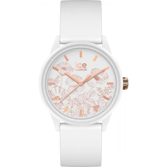 Ice Watch® Analogue 'Ice Solar Power - Spring White' Women's Watch 020596