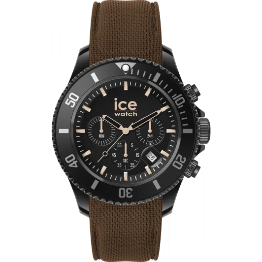 Ice Watch® Chronograph 'Ice Chrono - Black Brown' Herren Uhr 020625