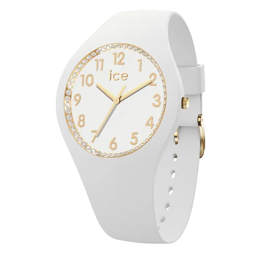 Ice Watch® Analog 'Ice Cosmos - White Crystal Numbers' Damen Uhr 021048