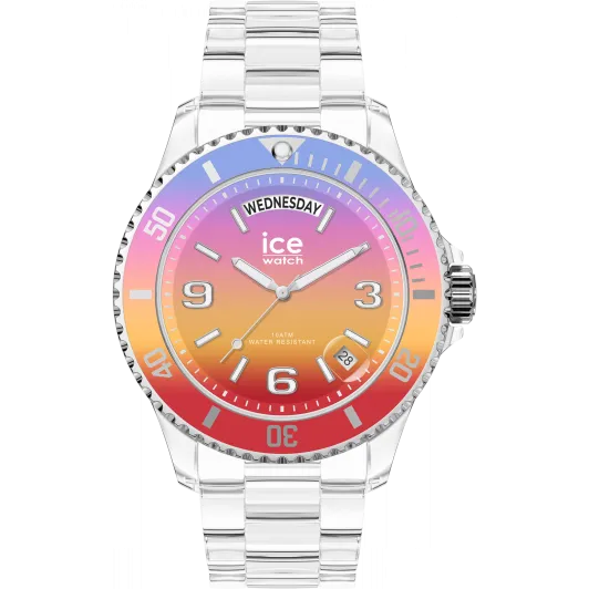 Ice Watch® Analogue 'Ice Clear Sunset - Energy' Unisex's Watch (Medium) 021436