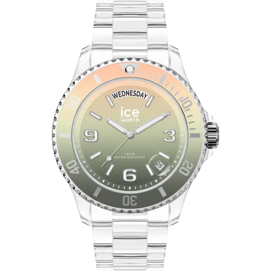 Ice Watch® Analoog 'Ice clear sunset - yoga' Unisex Horloge (Medium) 021438