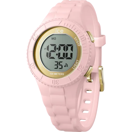 Ice Watch® Digital 'Ice Digit - Pink Lady Gold' Mädchen Uhr (Small) 021608