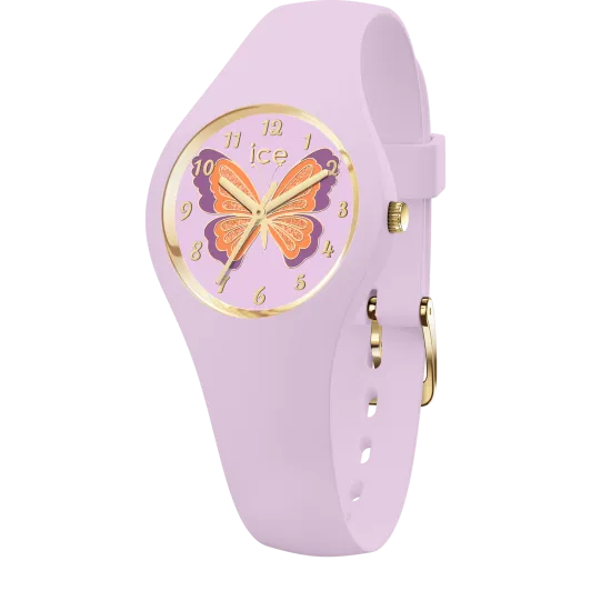 Ice Watch® Analogue 'Ice Fantasia - Butterfly Lilac' Girls's Watch (Extra Small) 021952