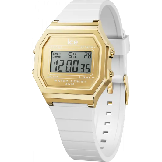 Ice Watch® Digital 'Ice Digit Retro - White Gold' Damen Uhr 022049