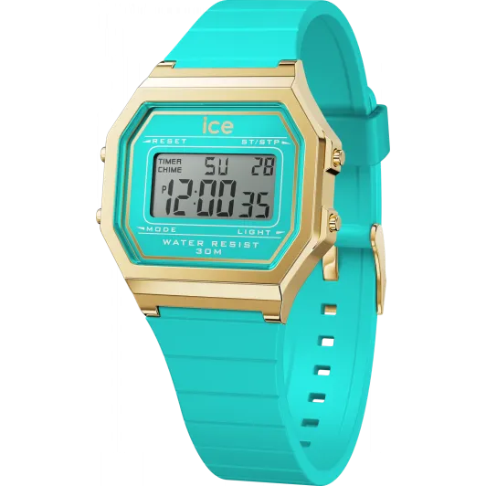 Ice Watch® Digital 'Ice Digit Retro - Blue Curacao' Damen Uhr 022055