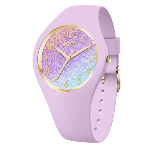 Ice Watch® Analoog 'Ice glitter - lilac cosmic' Kind Horloge (Small) 022570