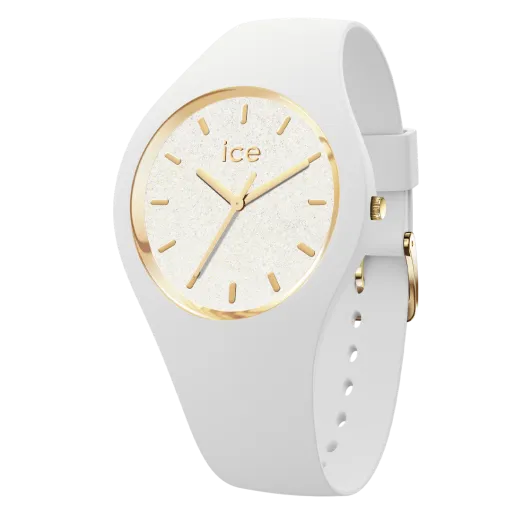 Ice Watch® Analogue 'Ice Glitter - White Infinity' Girls's Watch (Small) 022573
