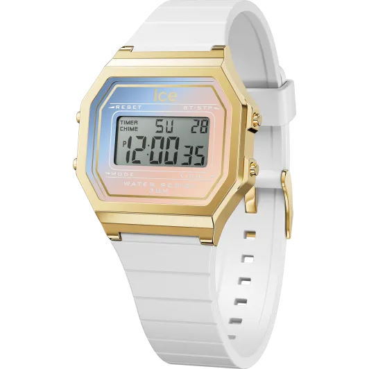 Ice Watch® Digital 'Ice Digit Retro - White Majestic' Damen Uhr 022718