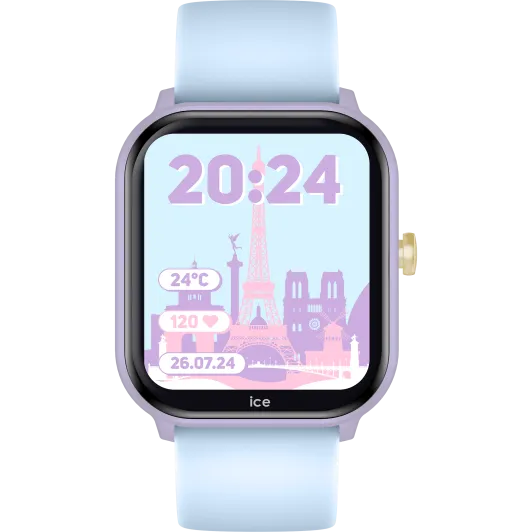 Ice Watch® Digital 'Ice Smart Junior 2.0 - Purple - Soft Blue' Kind Uhr 022801