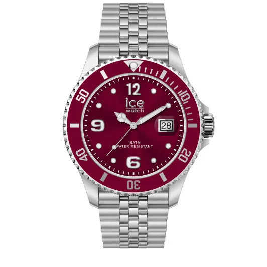 Ice Watch Analog 'Ice Steel - Burgundy Silver' Damen Uhr 025915