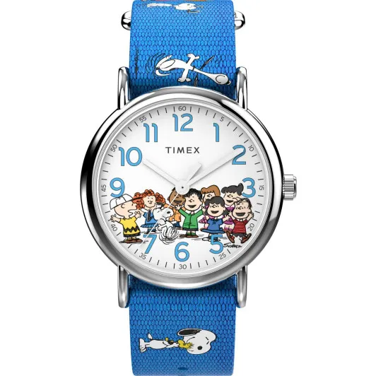 Timex® Analogue 'Weekender X Peanuts Gang's All Here' Unisex's Watch TW2W19400