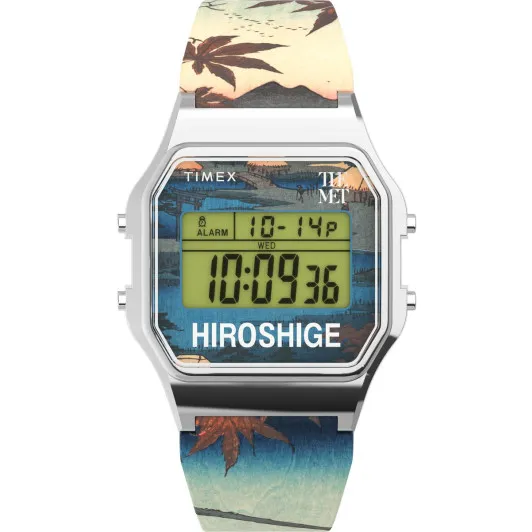 Timex® Digital 'The Met X Hiroshige' Unisex's Watch TW2W25300