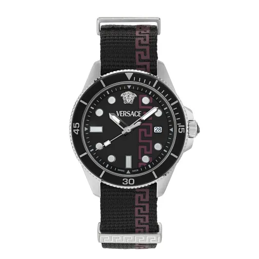 Versace® Analogue &#039;Greca Force&#039; Men&#039;s Watch VE5J00126