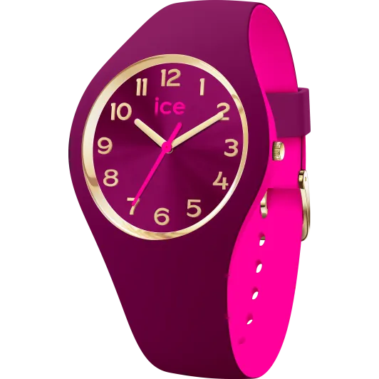 Ice Watch® Analoog 'Ice duo chic - burgundy pink' Kind Horloge (Small) 023276